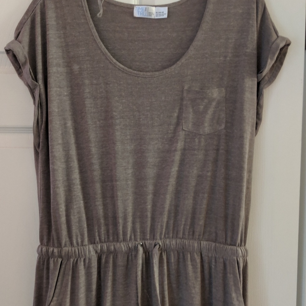 Tan Maxi Dress